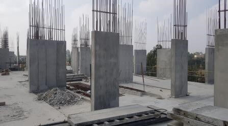 Gardenia C2: 3rd-4th floor column work is completed - July 2020